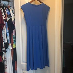 Brand new, blue, sleeveless dress